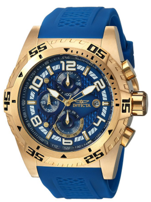 Invicta Men's 24713 Pro Diver Quartz Multifunction Blue Dial Watch