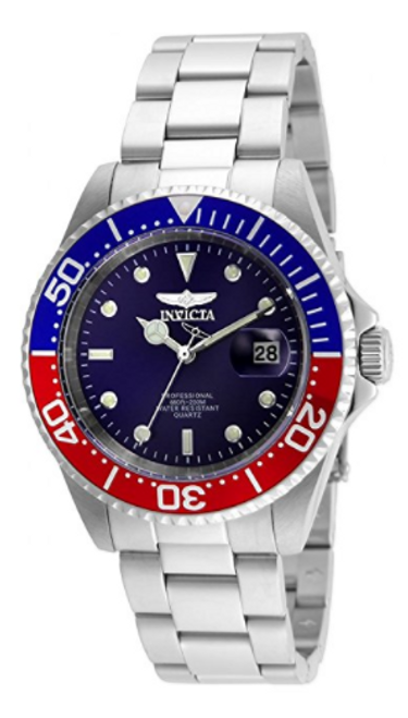 Invicta Men's 24946 Pro Diver Quartz 3 Hand Blue Dial Watch