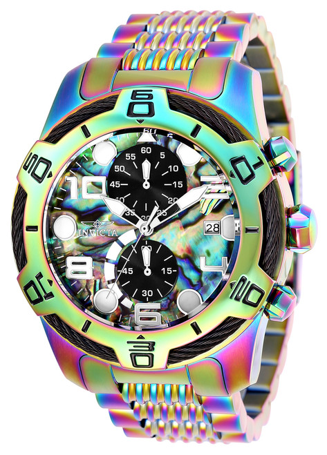 Invicta Men's 25552 Bolt Quartz Multifunction Rainbow Dial Watch