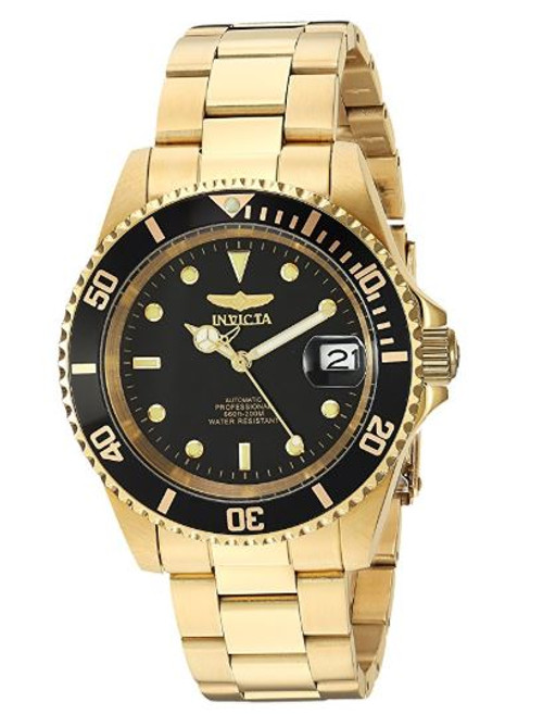 Invicta Men's 8929OB Pro Diver Analog Display Japanese Automatic Gold Watch