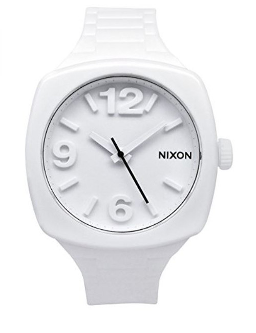 Nixon Men's Dash White Rubber White Dial A265100