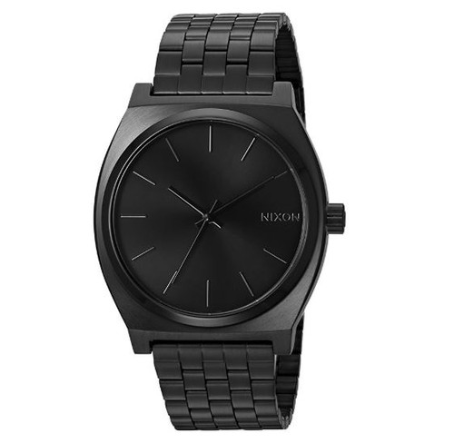 Nixon Time Teller A045. Black Women’s Watch (37mm. Black Metal Band/Black Watch Face) …