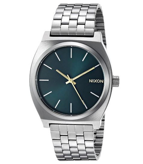 Nixon Unisex Time Teller Gunmetal/Spruce/Brass One Size …