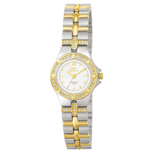 Invicta Women's 0133 Wildflower Collection 18k Gold-Plated and Stainless Stee...