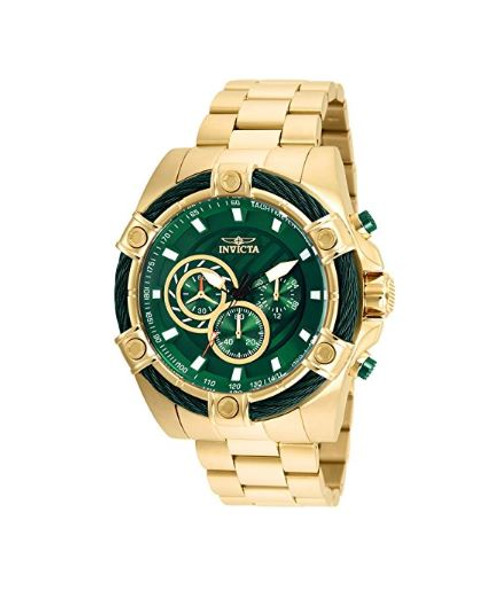 Invicta Men's 25517 Bolt Quartz Chronograph Green Dial Watch