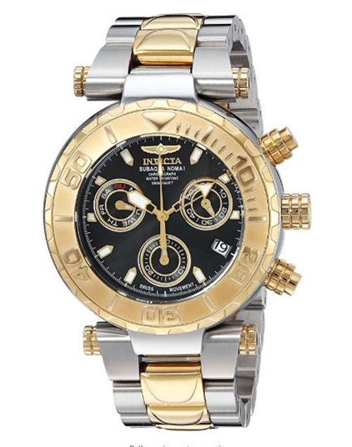 Invicta Men's 25803 Subaqua Quartz Chronograph Black Dial Watch