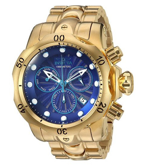 Invicta Men's 25905 Venom Quartz Chronograph Blue Dial Watch