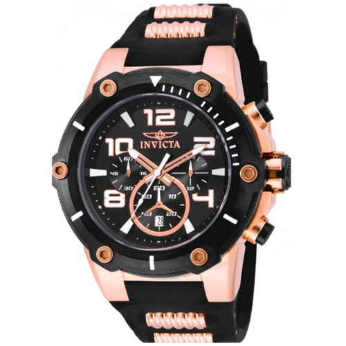Invicta Men's 17201 Speedway Quartz Chronograph Black Dial Watch