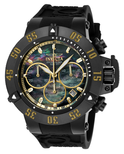 Invicta Men's 22920 Subaqua Quartz Chronograph Black, Gold Dial Watch
