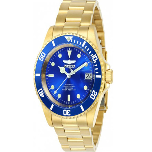 Invicta Men's 24763 Pro Diver Automatic 3 Hand Blue Dial Watch