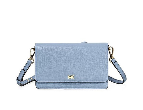 Michael Kors Womens Jet Set Charm Small Phone Crossbody Multi One Size  32H1GT9C5V-487 (PALE BLUE)