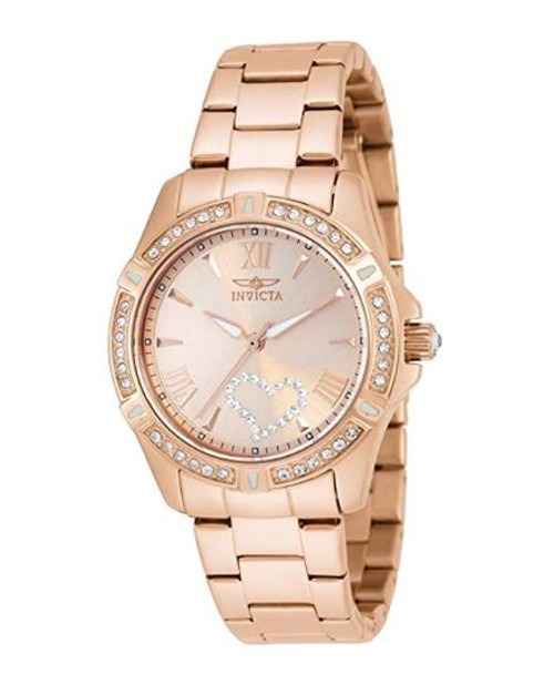 Invicta 21417 Ladies Angel Rose Gold Plated Bracelet Watch …