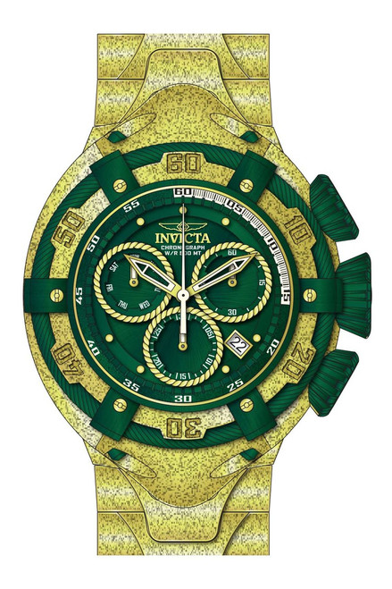 Invicta Men's 27267 Bolt Quartz Chronograph Green Dial Watch