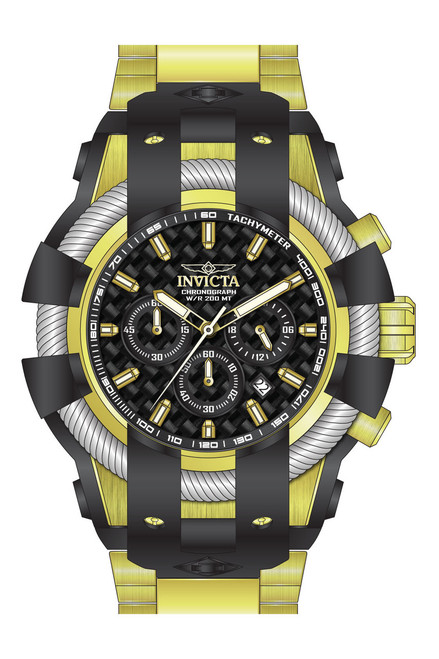 Invicta Men's 26673 Bolt Quartz Chronograph Black Dial Watch