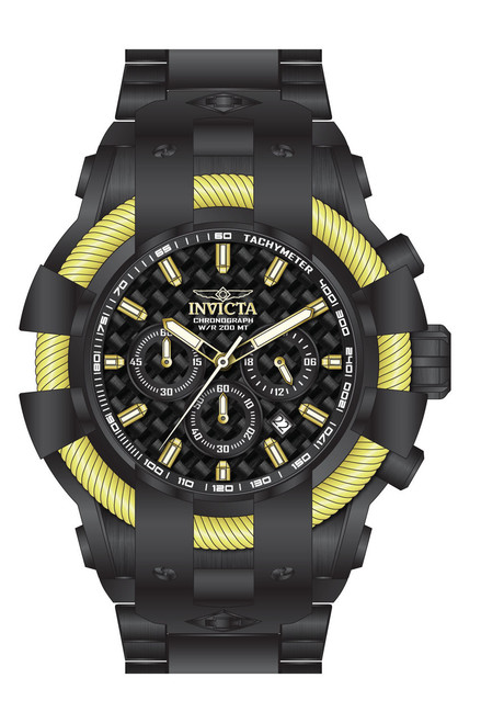 Invicta Men's 26676 Bolt Quartz Chronograph Black Dial Watch