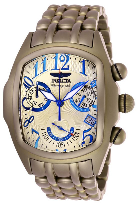 Invicta Men's 26701 Lupah Quartz Multifunction Ivory Dial Watch