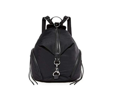 Rebecca Minkoff Women's Nylon Julian Backpack, Black, One Size HF17EWNB01-001