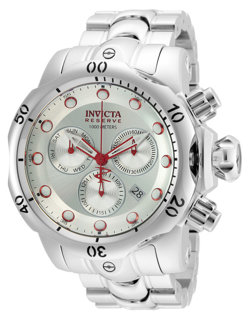 Invicta Men's 25060 Reserve Quartz Chronograph Silver Dial Watch