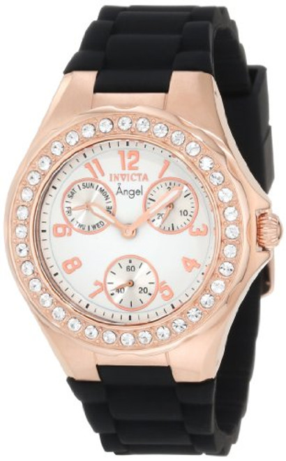 Invicta Women's 1645 Angel White Dial Crystal Accented Watch [Watch] Invicta