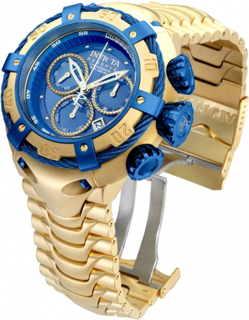 Invicta Men's 21347 Bolt Quartz Chronograph Blue Dial Watch