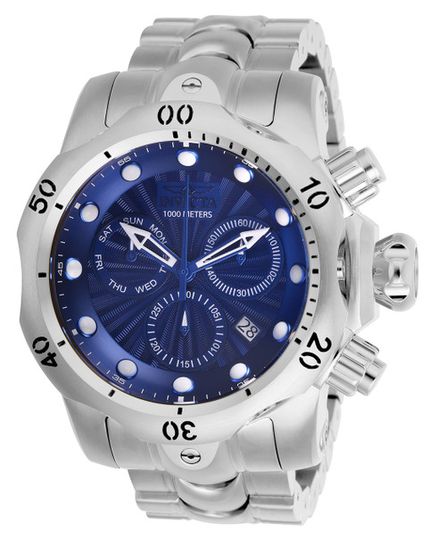 Invicta Men's 25903 Venom Quartz Chronograph Blue Dial  Watch