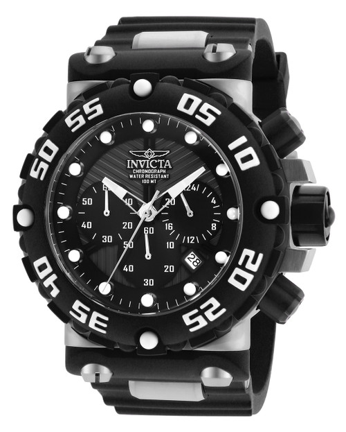 Invicta Men's 25038 Subaqua Quartz Multifunction Black, Gunmetal Dial Watch