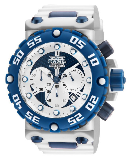 Invicta Men's 25040 Subaqua Quartz Multifunction Antique Silver, Blue Dial Watch