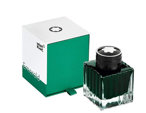Montblanc 2018 Color Of The Year Emerald Green Bottled Fountain Pen Ink 50 ML 118124