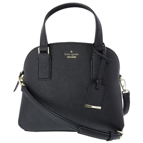 Kate Spade New York Women's Small Lottie Satchel, Black, One Size PXRU8885-001