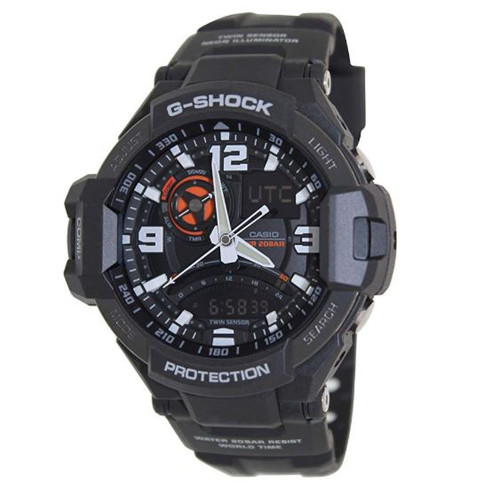 Casio G-Shock GA-1000-1A Aviation Series Men's Luxury Watch - Black / One Size …