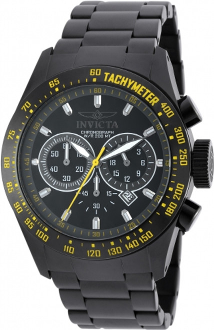 Invicta Men's 19297 Speedway Quartz Chronograph Black Dial Watch