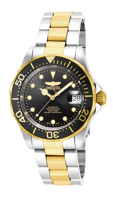 Invicta Men's 17043 Pro Diver Automatic 3 Hand Black Dial Watch