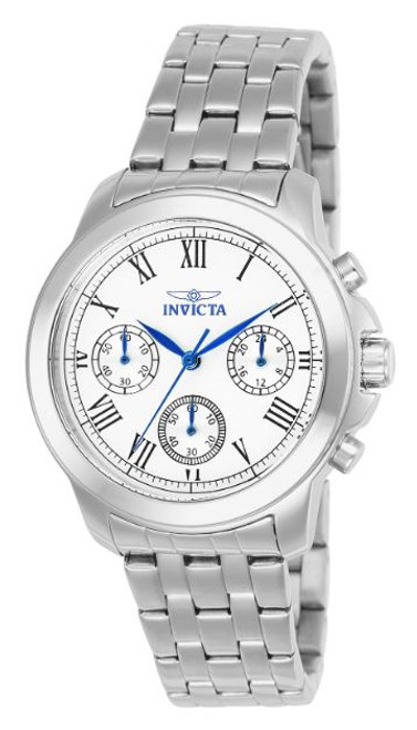 Invicta Women's 21653 Specialty Quartz Chronograph Silver Dial Watch