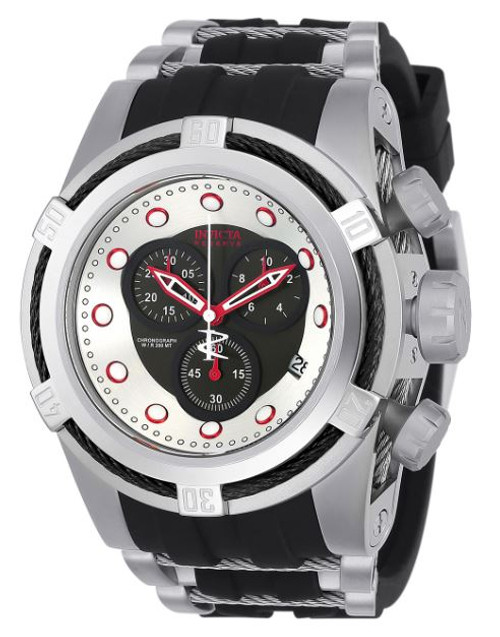 Invicta Men's 22160 Bolt Quartz Chronograph Black, Silver Dial Watch
