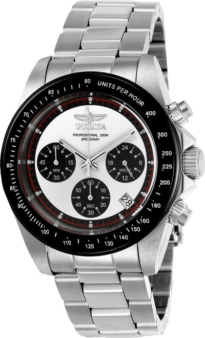 Invicta Men's 23121 Speedway Quartz Chronograph White Dial Watch