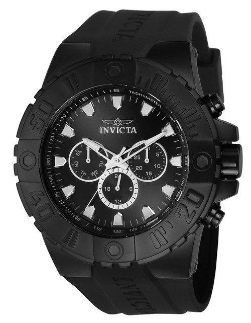 Invicta Men's 23973 Pro Diver Quartz Chronograph Black Dial Watch