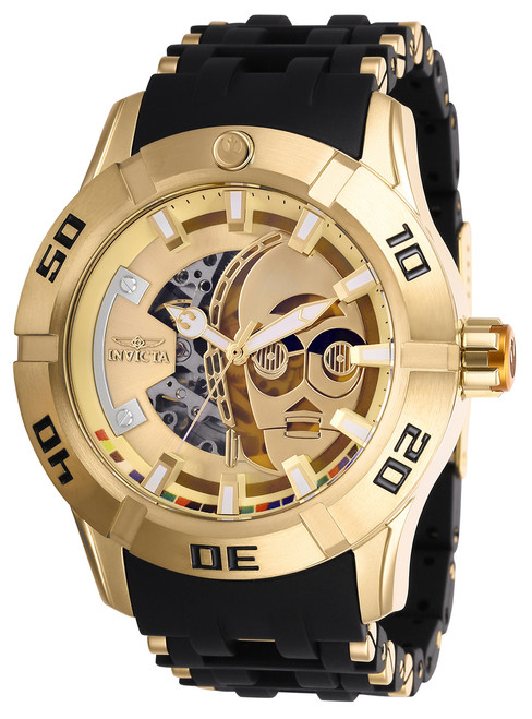 Invicta Men's 26114 Star Wars Automatic Multifunction Gold Dial