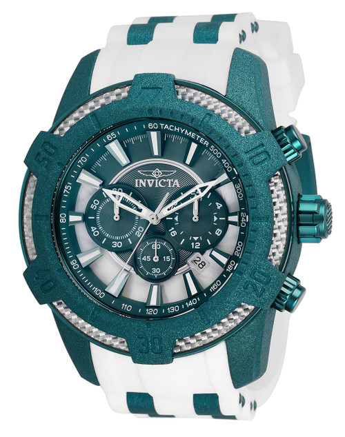 Invicta Men's 26609 Pro Diver Quartz Multifunction White Dial Watch