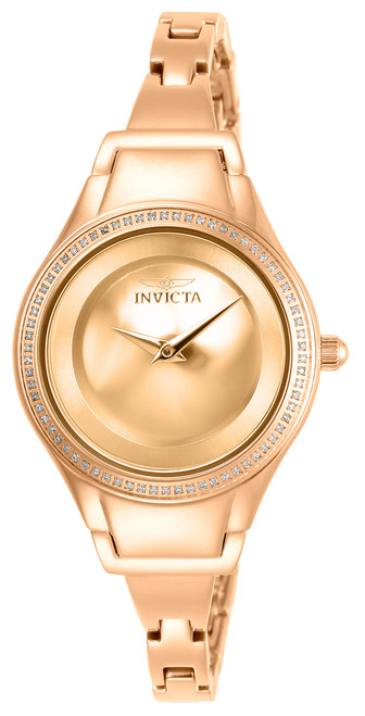 Invicta Women's 26767 Angel Quartz 2 Hand Rose Gold Dial Watch