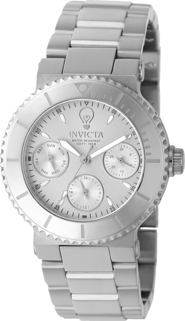 Invicta Women's 22894 Gabrielle Union Quartz Chronograph Silver Dial Watch
