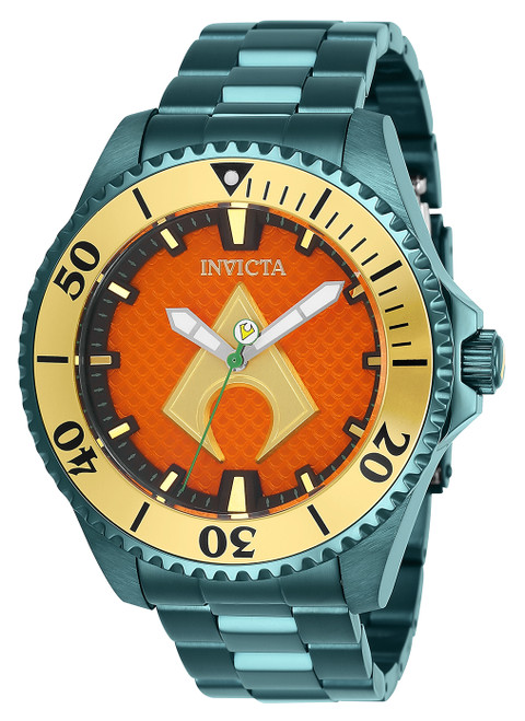 Invicta Men's 27139 DC Comics Automatic 3 Hand Orange Dial Watch