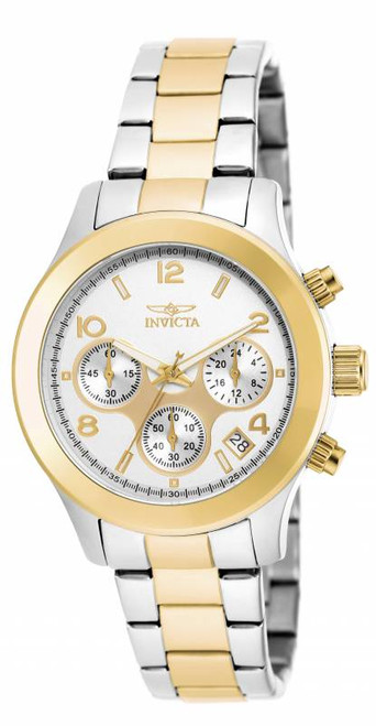 Invicta Women's 19219 Angel Quartz Multifunction Silver Dial Watch