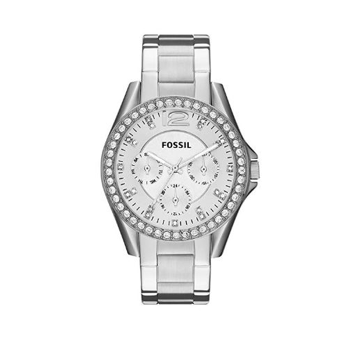 Fossil Women's ES3202 Riley Multifunction Stainless Steel Watch …