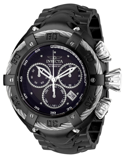 Invicta Men's 27516 Bolt Quartz Chronograph Black, Silver Dial Watch