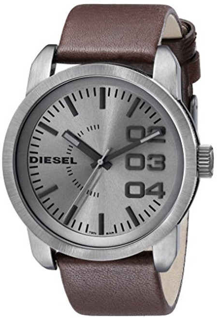 Diesel Men's DZ1467 Double Down Analog Display Analog Quartz Brown Watch