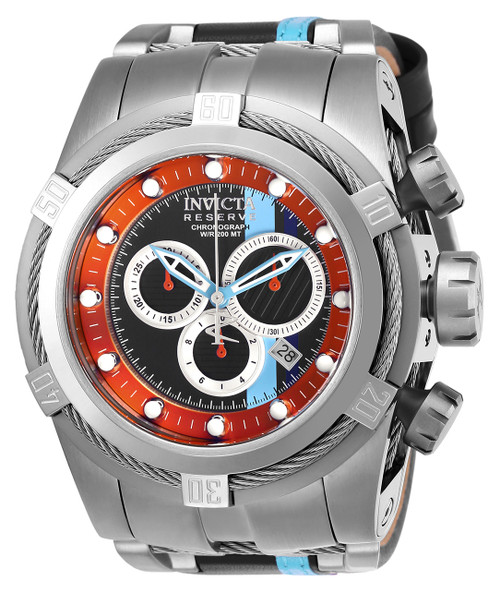 Invicta Men's 26471 Reserve Quartz Chronograph Black, Orange, Ocean Blue, Purple Dial Watch