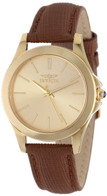 Invicta Women's 15150 Angel 18k Yellow Gold Ion-Plated Stainless Steel and ...