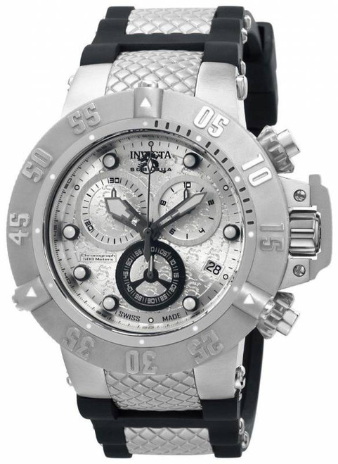 Invicta Men's 14942 Subaqua Quartz Chronograph Antique Silver Dial Watch