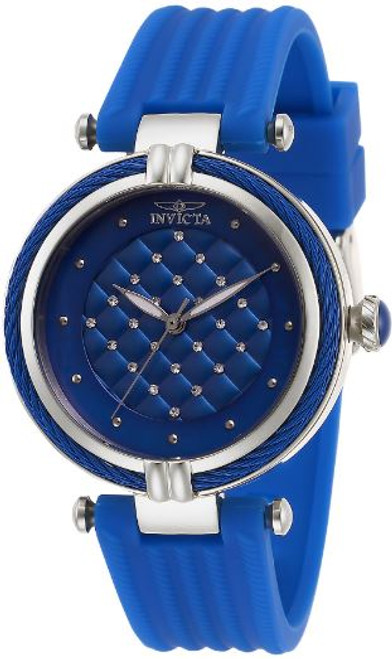 Invicta Lady 28942 Bolt Quartz 3 Hand Blue Dial Watch