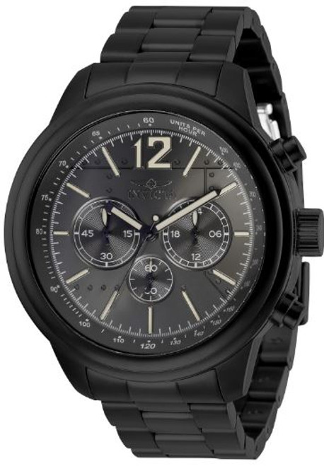 Invicta Men's 28899 Aviator Quartz Chronograph Black Dial Watch